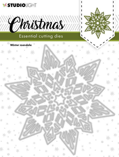 SL Cutting Dies Christmas Star Mandala Essentials 110x110x1mm 1 PC nr.249