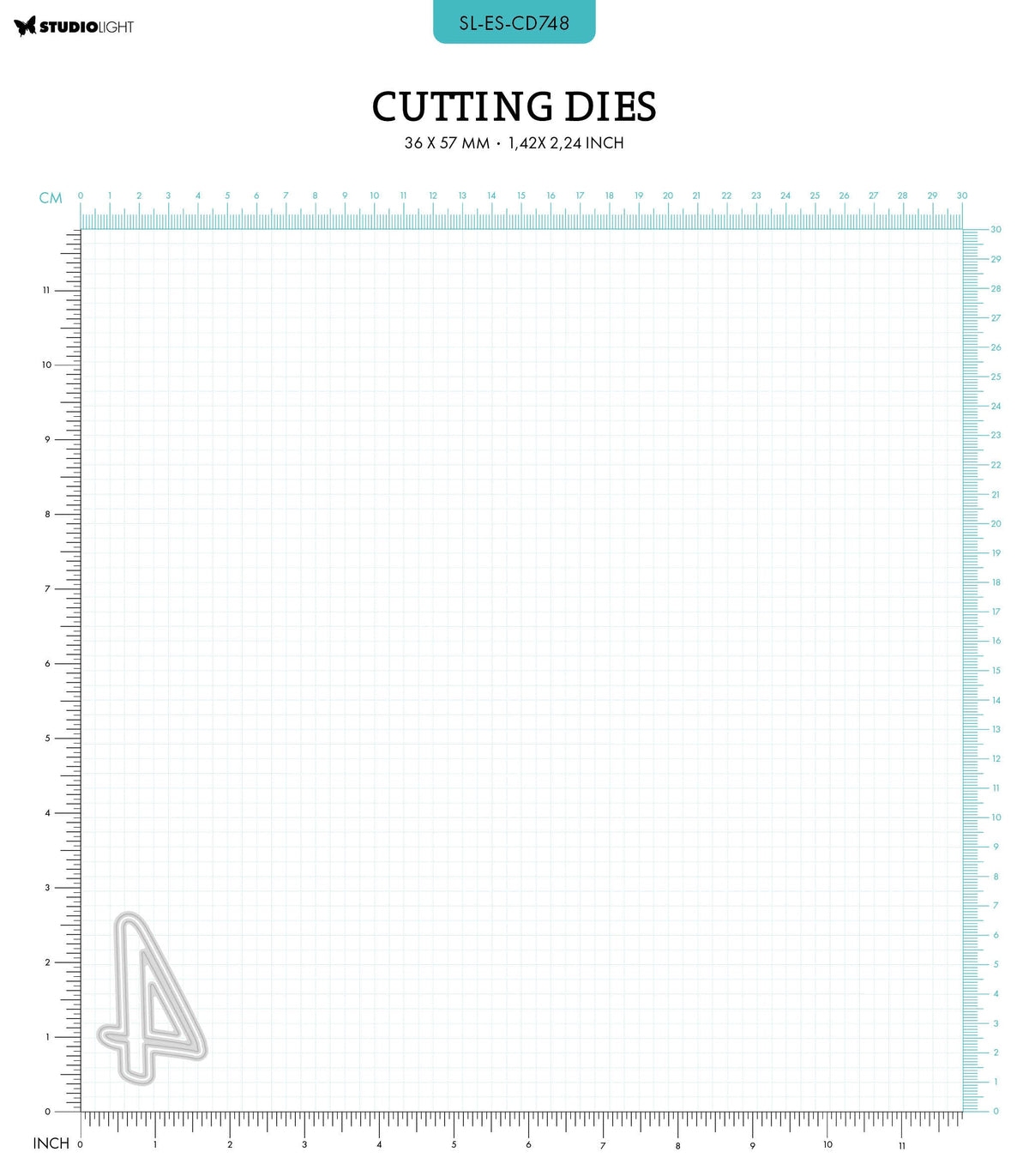 SL Cutting Dies NR. 4 Essentials 36x57x1mm 2 PC nr.748