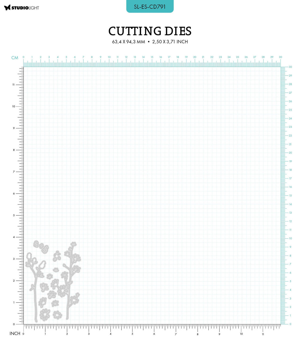 SL Cutting Die Weeds Essentials 12 PC