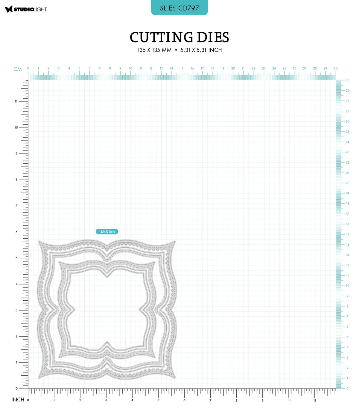 SL Cutting Dies Floral Accolade Essentials 6 PC