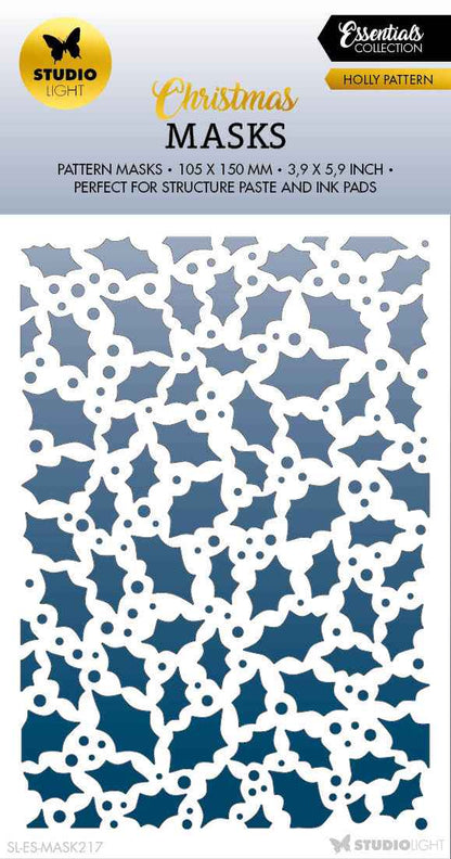 SL Mask Holly Pattern Essentials 105x150x1mm 1 PC nr.217