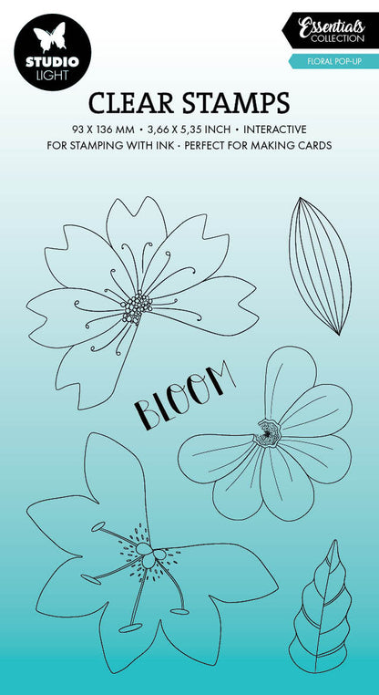 SL Clear Stamp Floral Pop-Up Essentials 6 PC