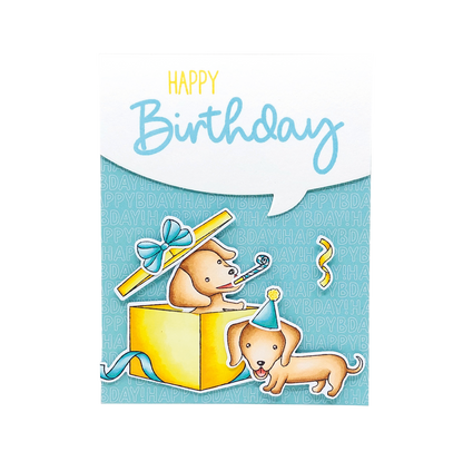 SL Stamp & Cutting Die Happy Birthday Sweet Stories 4 PC