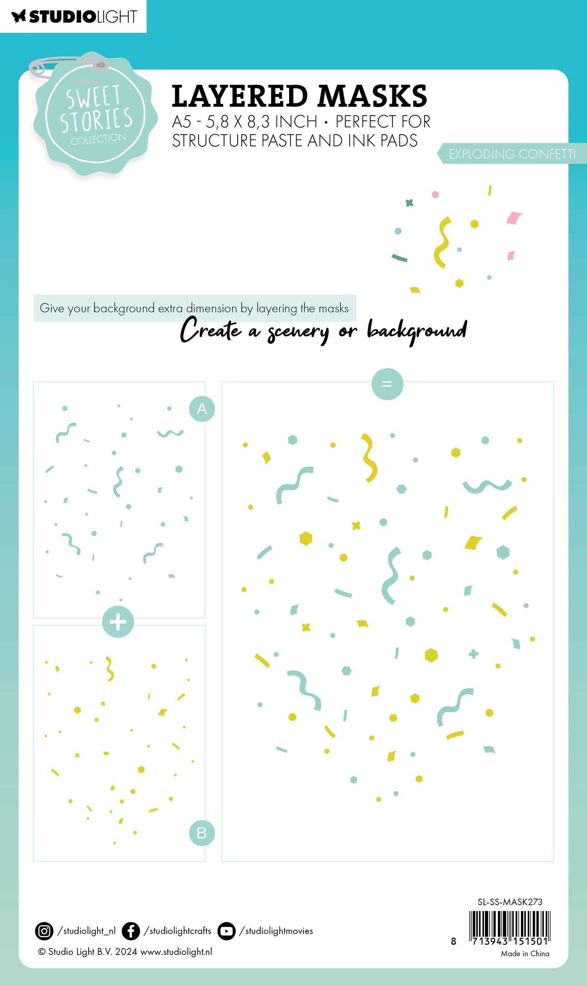 SL Mask Exploding Confetti Sweet Stories 1 SH