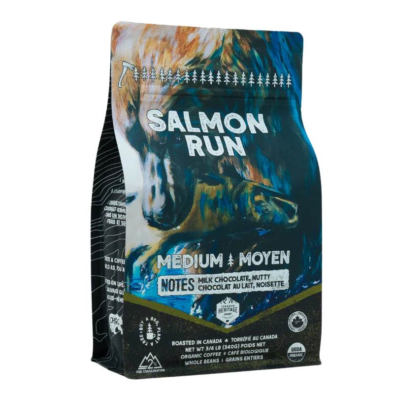 Salmon Run Organic Coffee - Canadian Heritage Roasting Co.