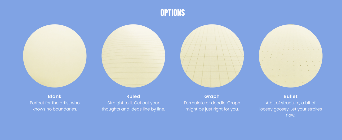 Small | Notebook | Etched in Turquoise Grey
