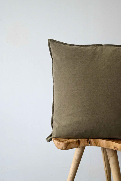 COTTON/ LINEN - OLIVE