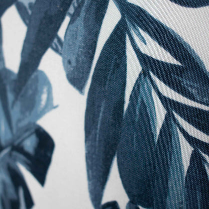 OUTDOOR PILLOW - NAVY PALM LEAF 20"