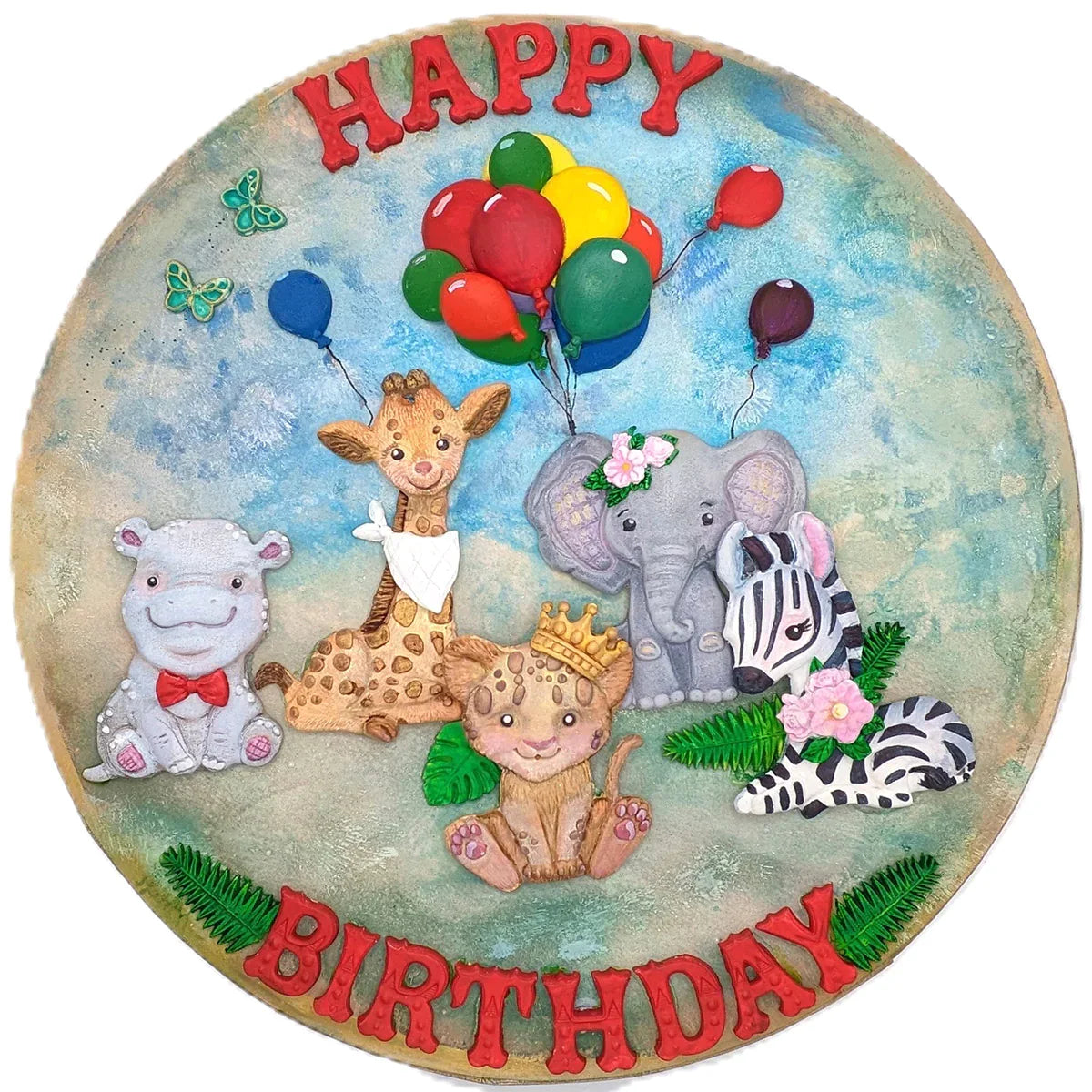 Sweet Safari Hippo Silicone Mould