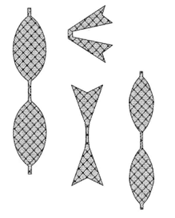 Foam Mounted Cling Stamps - Netted Bow