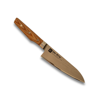 Un-Ryu VG-10 170 mm Santoku-Messer 33-lagig