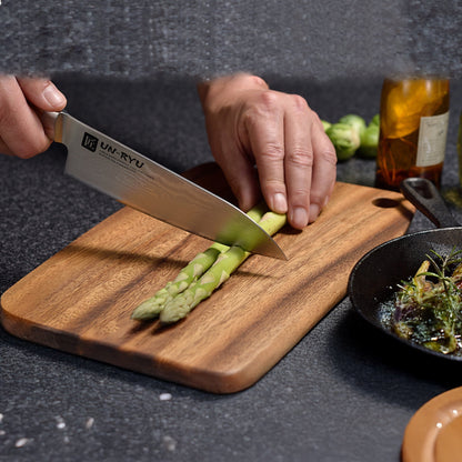 Un-Ryu VG-10 170 mm Santoku-Messer 33-lagig