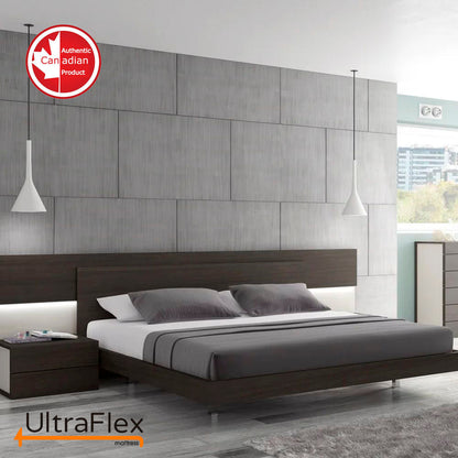 UltraFlex® DESTINY – Orthopädische Wirbelsäulenpflege, Cool-Gel, druckentlastender Schaumstoff, Unterstützung für mehrere Schlafpositionen, geringe Bewegungsübertragung, Naturschaummischung, Maxkomfort, umweltfreundliche Matratze (Hergestellt in Kanada)