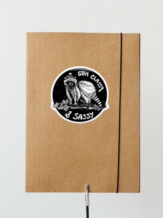 RACCOON Eco Vinyl Stickers