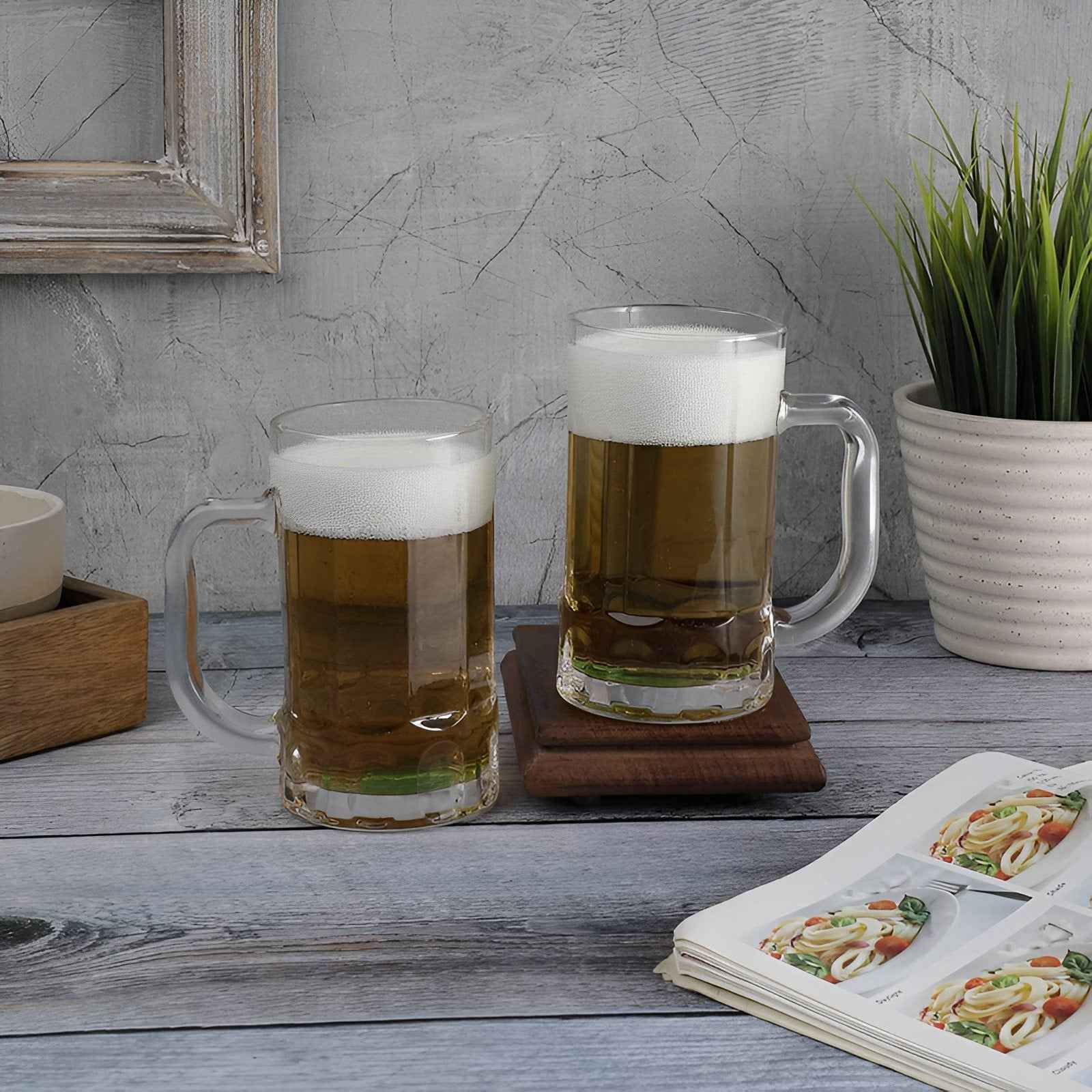 Beer Mugs 14 Oz - Set of 2