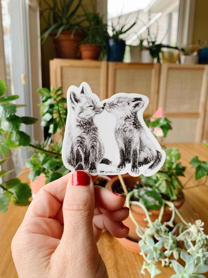 Adorable Foxes Magnet
