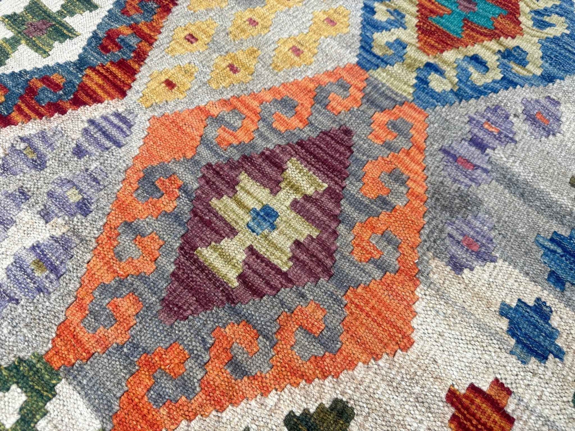 Afghan Maimana Kilim Rug | 7' x 9' 11"