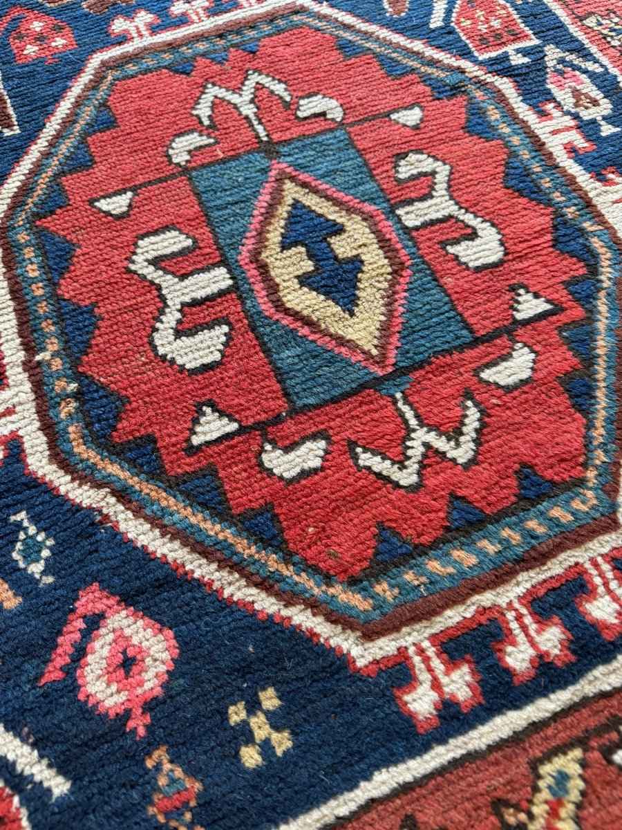 Antique Caucasian Kazak Rug | 3' 9" x 9' 6"
