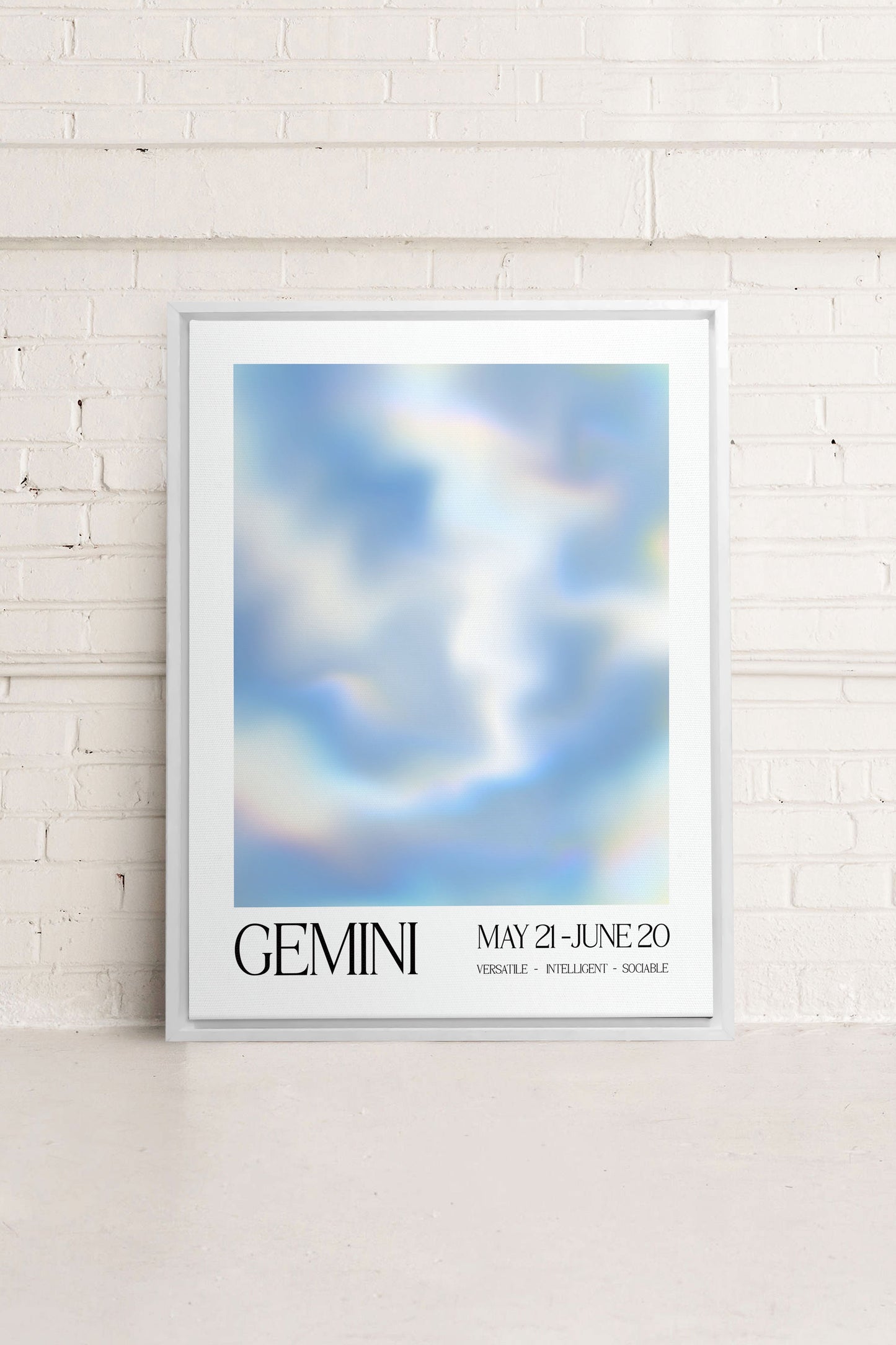 GEMINI, Oeuvre sur toile étirée