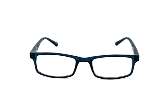 Boléro Kingswell — Rectangular Reading Glasses, Navy Blue