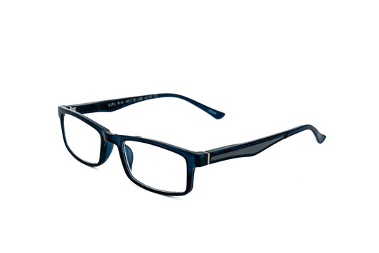 Boléro Kingswell — Rectangular Reading Glasses, Navy Blue