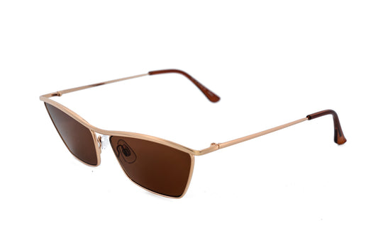 Boléro Luvonne — Slim Metal Cat-Eye Sunglasses