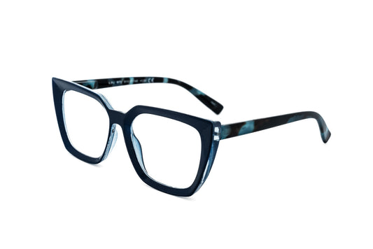 Boléro Midnight — Oversized Cat-Eye Reading Glasses