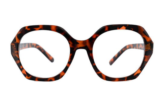 Saffron – Oversized Geometric Readers | Bolero Eyewear