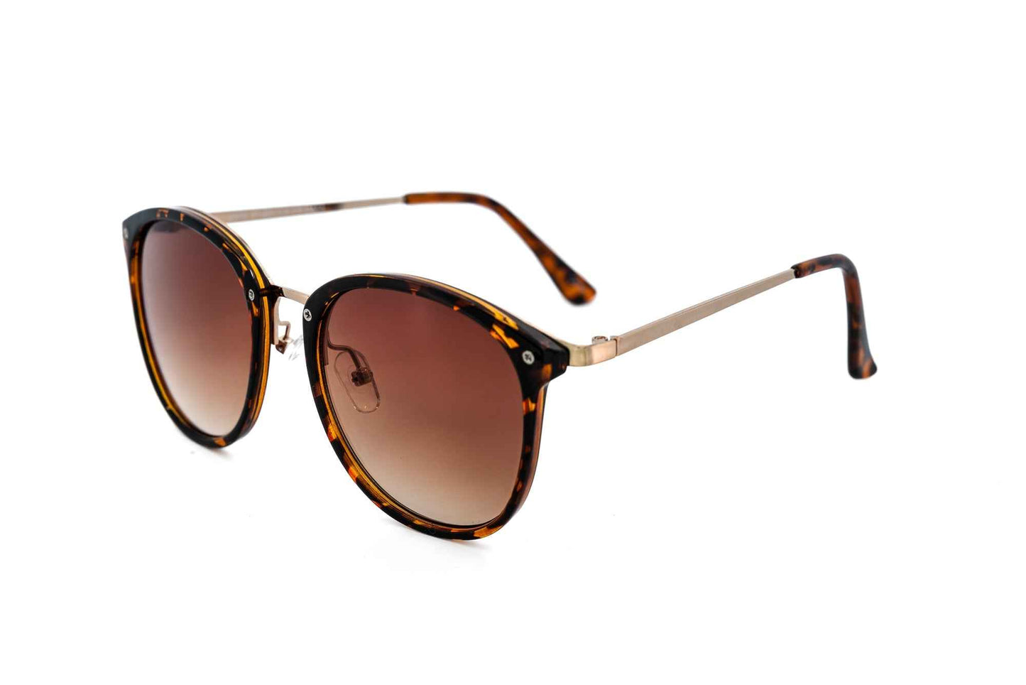 Soraya – Round Brown Gradient Sunglasses | Bolero Eyewear