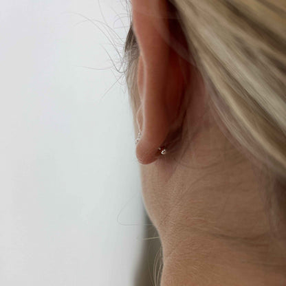 Boucles d'oreilles Lunes en argent sterling