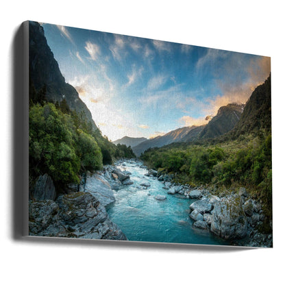Wall art copland river