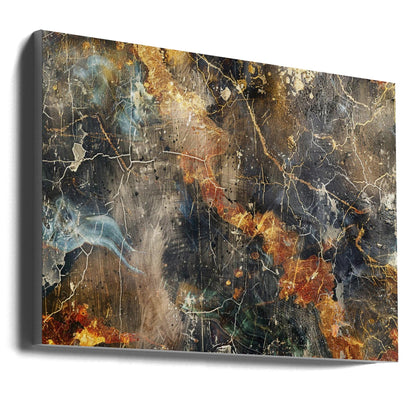Wandkunst Abstrakt Marmor Kunst Illustration 01