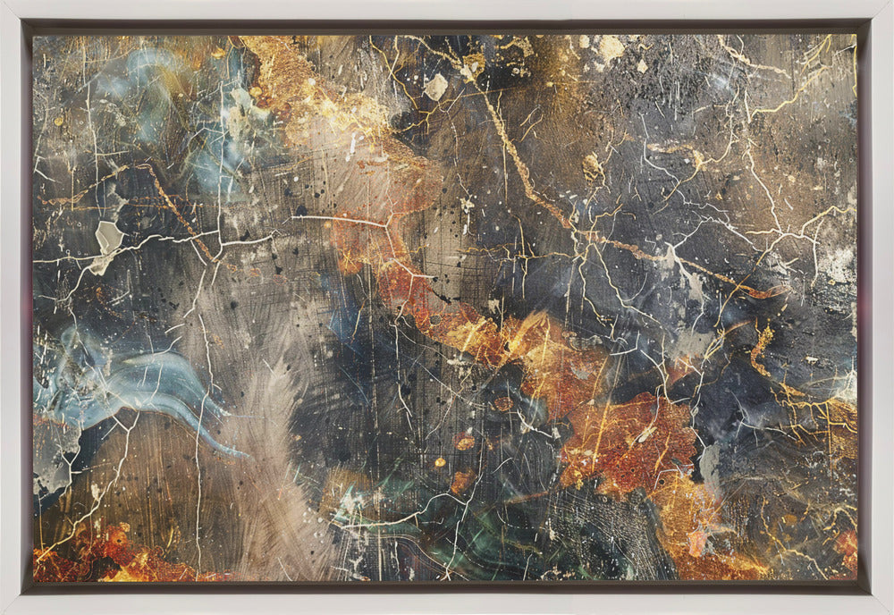 Wandkunst Abstrakt Marmor Kunst Illustration 01
