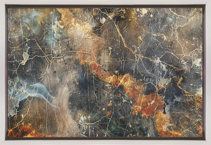 Wandkunst Abstrakt Marmor Kunst Illustration 01
