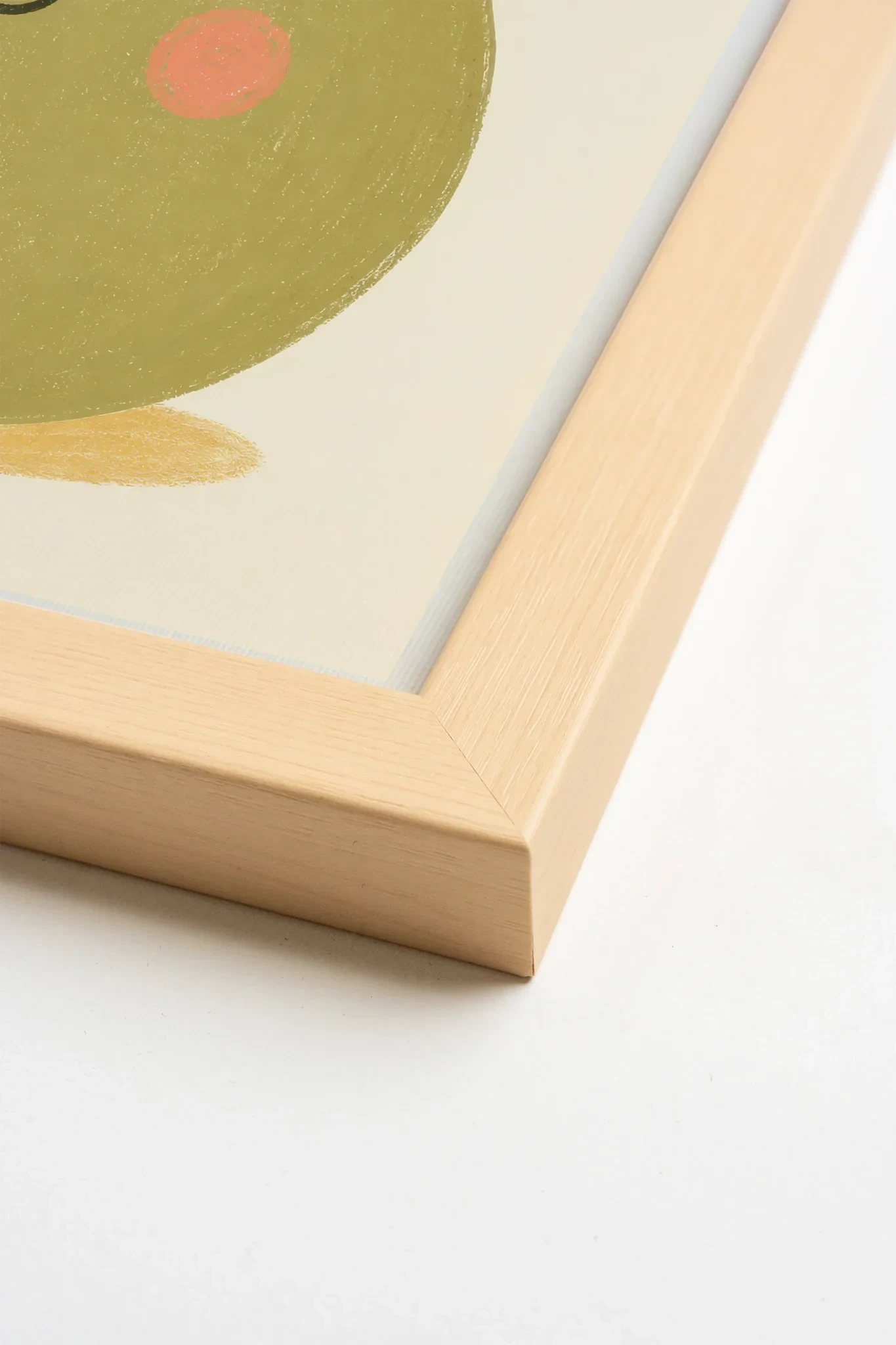 COEUR DE POIRE, Oeuvre sur toile rigide, encadré Naturel Clair (collective)