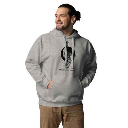 Retro Chicken Skeleton Unisex Premium Bunny Hug (Hoodie)