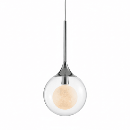 Crystal Orb Adjustable Pendant Lamp