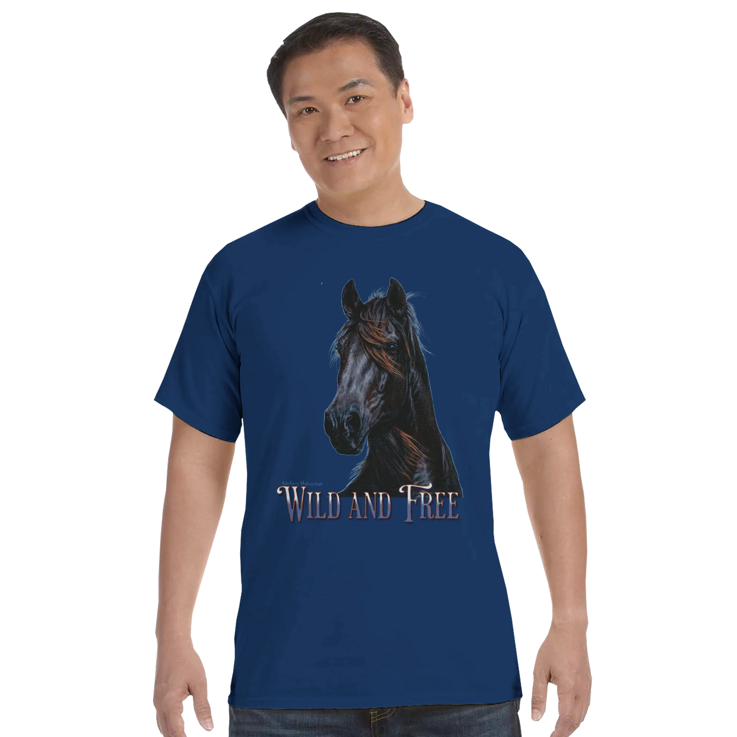 Wild and Free Comfort Colors Unisex T-Shirt – 100 % Baumwolle