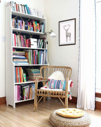 Deer with heart shaped antlers - illustration