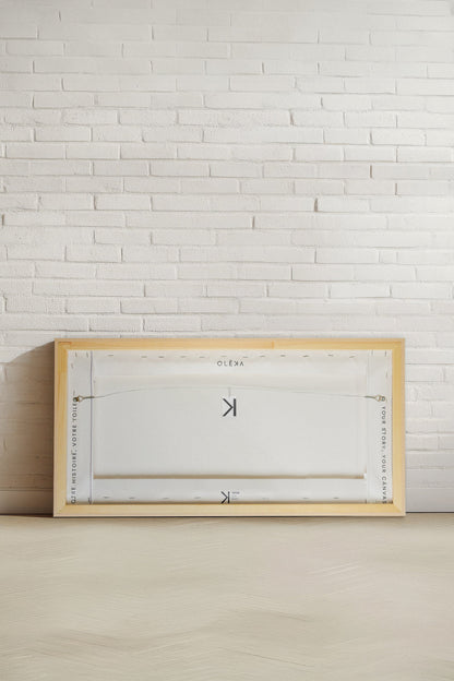 WILD SCRIPT, Oeuvre sur toile étirée