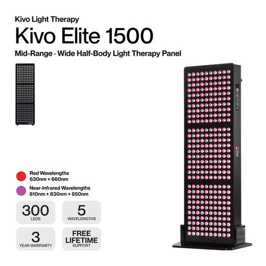 Kivo Elite 1500: Premium Large Red Light Therapy Panel