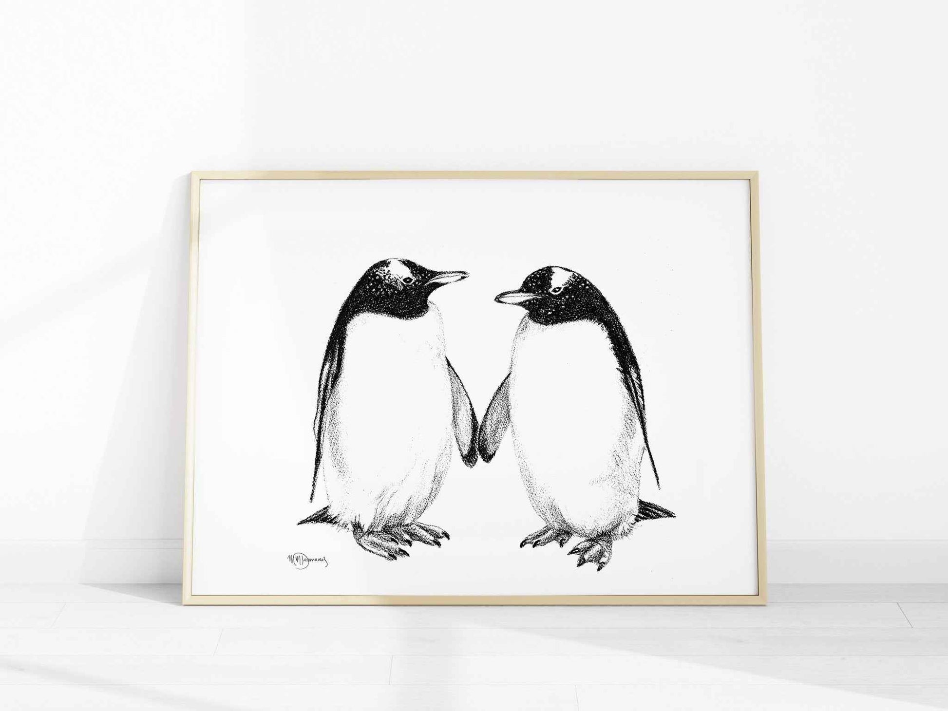 Gentoo Penguins - Print
