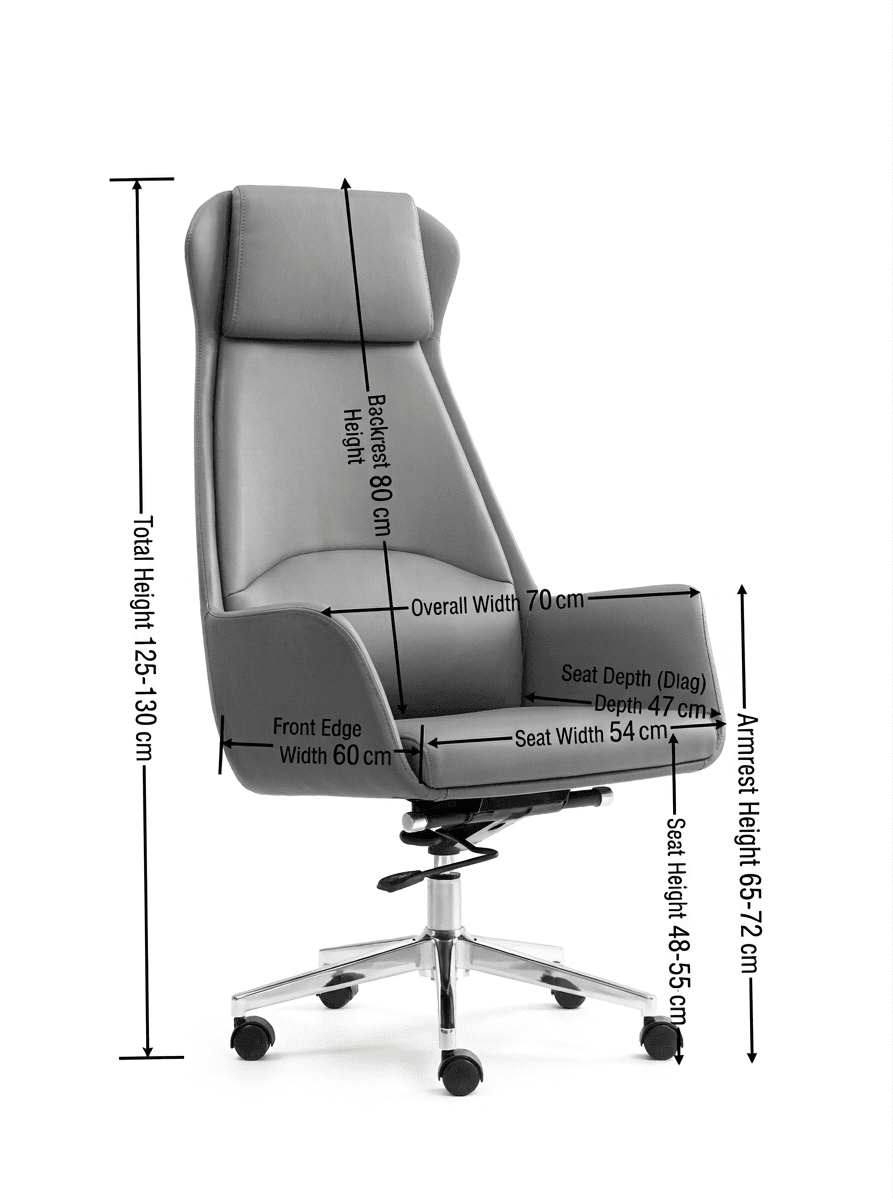 Ghent Premium Leather Executive Chair