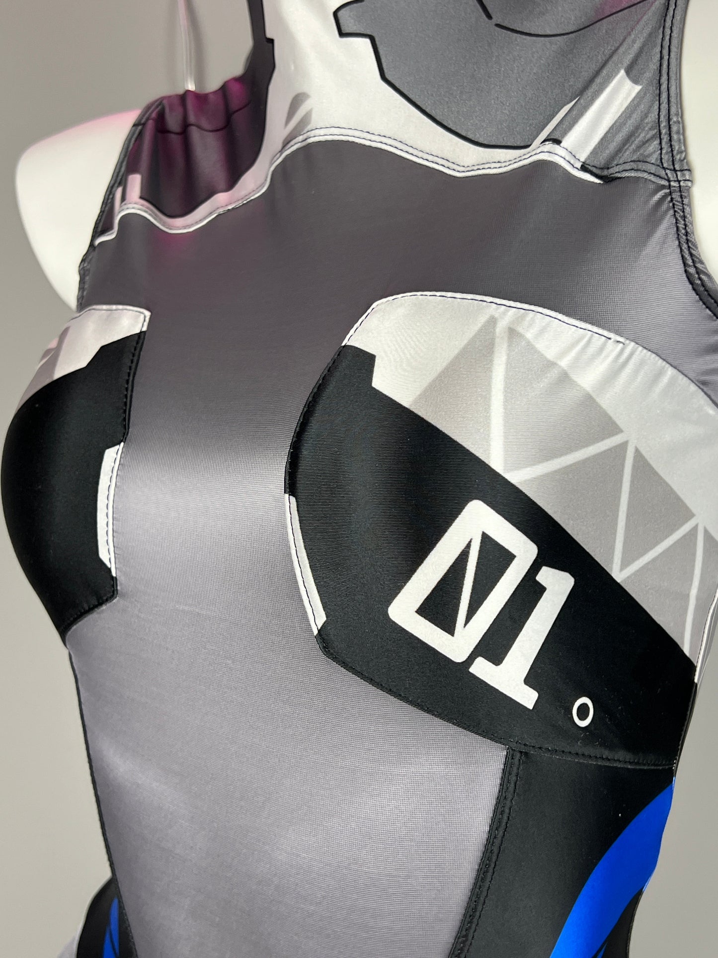 Anime Sci-Fi Spandex Cosplay Open Crotch Bodysuit Costume Lingerie Zentai