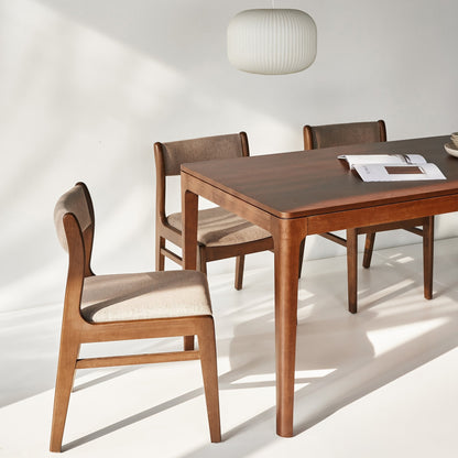 Hobro Dining Set: Acacia Wood Table & Chairs