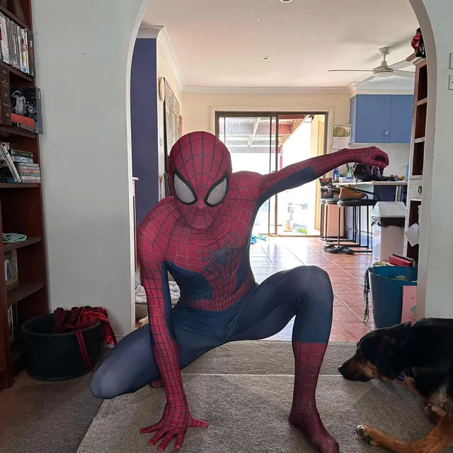 Super Hero Amazing Spider Cosplay Full Bodysuit Halloween Costume Zentai