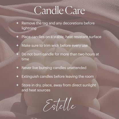 Handmade Baby In Hand Soy Wax Candle: Mother's Love Gift