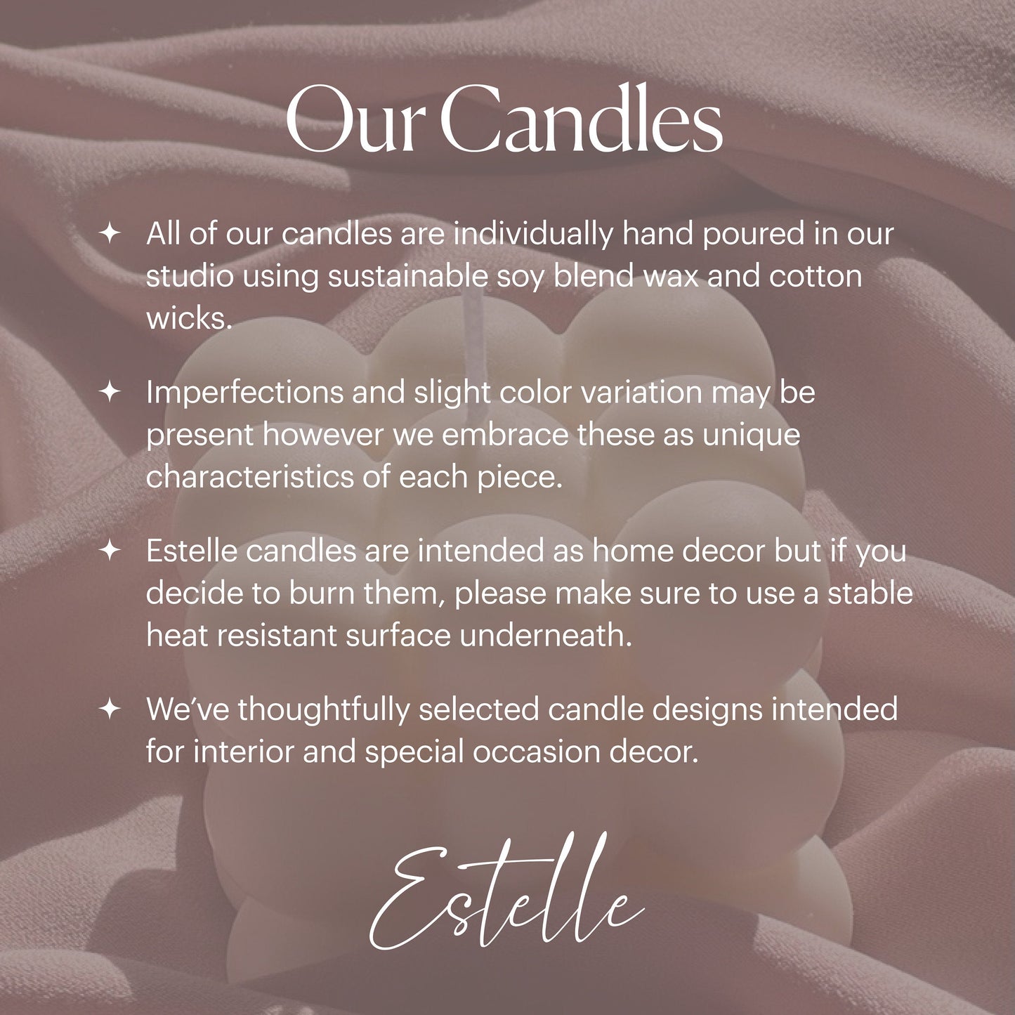 Swirl Soy Pillar Candle: Sculptural Home Decor