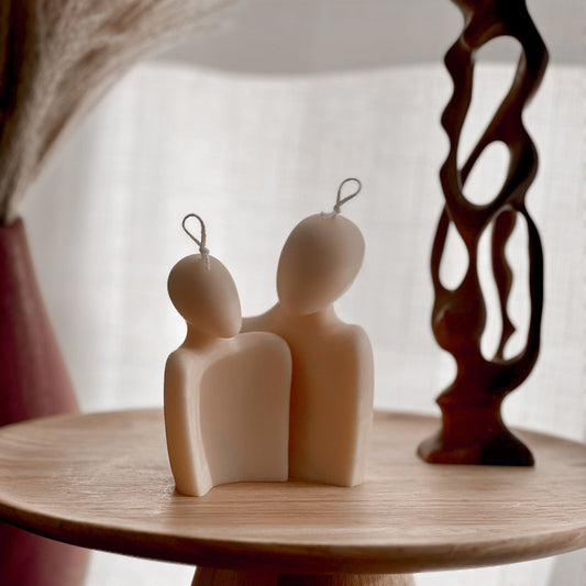 Handmade Couple Soy Candle Set | Romantic Home Decor