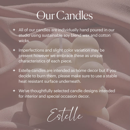 Minimalist Knot Soy Candle: Coffee Table Decor